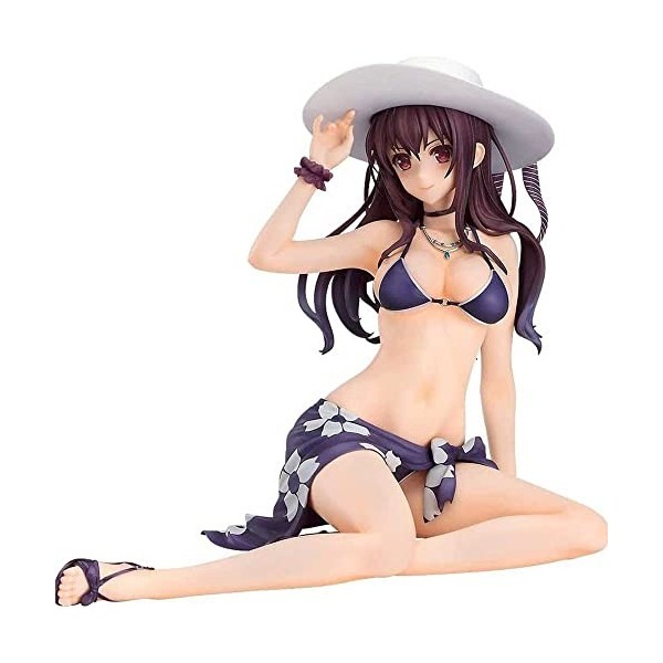 POMONO 1/7 Ecchi Figure Waifu Figure Kasumigaoka Utaha Statue personnages de dessins animés maillot de bain Ver. Assis Postur