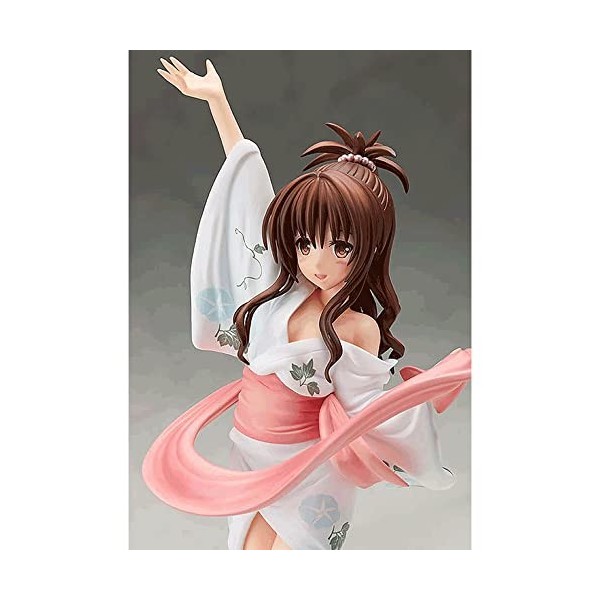 RIZWELLA Figure danime Figure 1/8 Yukata Ver. to Love-RU Darkness -Yuki Mikan- Statue de poupée de Dessin animé Mignon Ornem