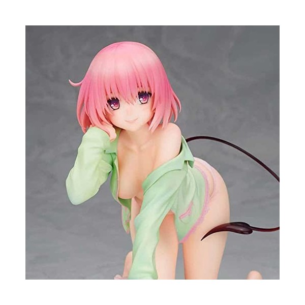 POMONO Ecchi Figure Anime Personnage Statues Jolie Fille Pyjama Cheveux Courts VER. Vêtements Amovibles Position Agenouillée 