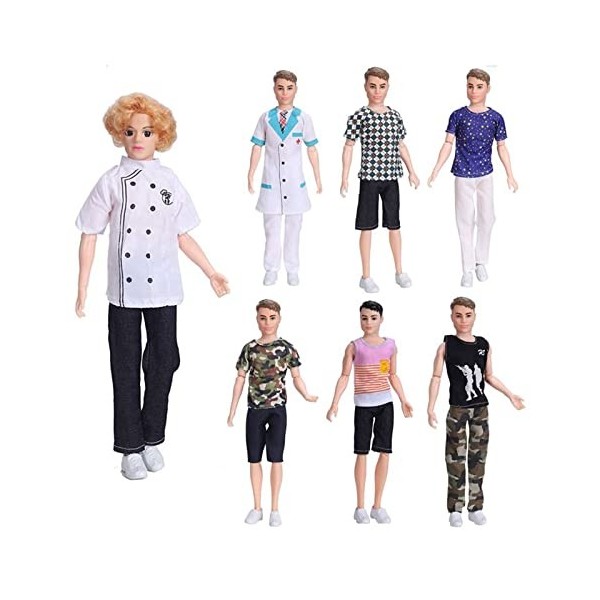 GUISHANLI 7 vêtements de Style/lot for Les Accessoires de poupée Ke GUISHANLI 7 vêtements de Style/lot for Les Accessoires de poupée Ke