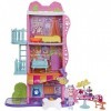 Enchantimals Coffret Appartement 71 cm avec poupée 15 cm , figurine chien et accessoires, 6 espaces de jeu, Jouet Enfant, 