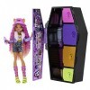 Monster High Coffret Monstrueux Secrets Clawdeen Wolf Avec Poupée, Habillage, Casier Et Plus De 19 Accessoires, Jouet Enfant,