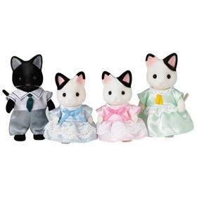 Sylvanian Families - Famille - Chat Bicolore - Mini Poupée