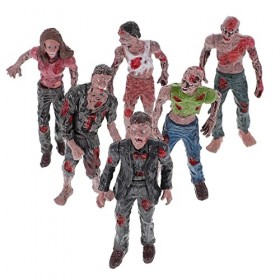 ifundom 18 Pcs Poupées Mortes Ambulantes Jouets Zombies Poupées Zombies Poupée Bâclée Zombie Chiffres Potes Figurines pour Ga
