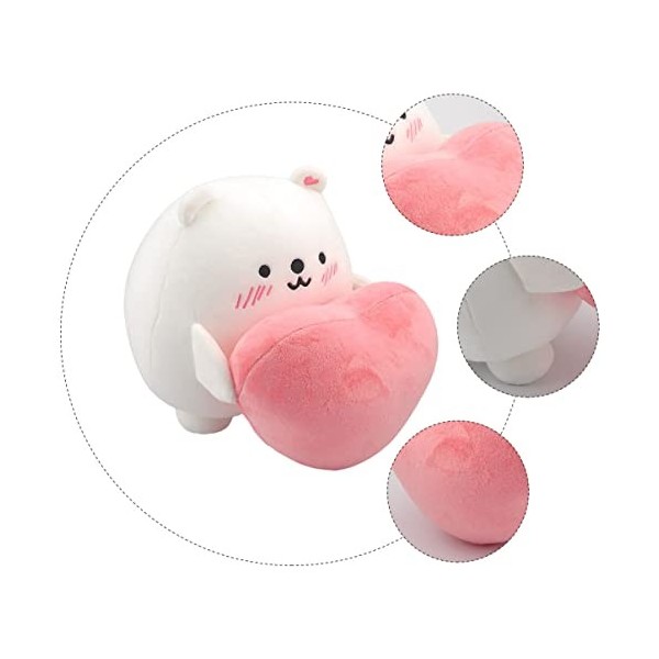 Toyvian 2 Pièces Poupée Oreillers De Canapé Roses Oreillers pour Canapé Jouets pour Enfants Jouet Enfant Oreillers pour Enfan