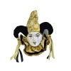 Milageto Masque de Poupée Drôle de 12 Pouces, Art de Cadeau de Saint-Valentin, Visage de Poupée de Triangle de Porcelaine pou