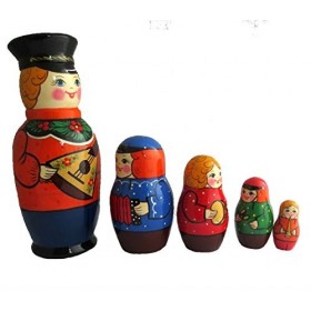 POUPÉE RUSSE MATRIOCHKA 5 PIÈCES - ARTISANAT RUSSE