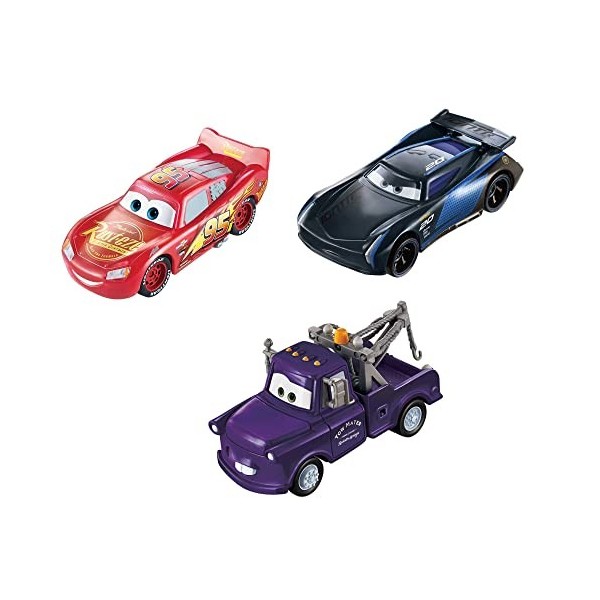 Pixar Cars Color Changers pack 3 voitures changeant de couleur dans leau, Flash McQueen, Martin et Bobby Swift, jouet pour e