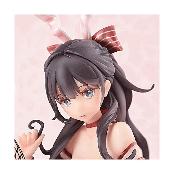 BRUGUI Figurine Ecchi - Sierra - 1/8Ver. Vêtements détachables Mignon Poitrine Qui fuit Assis Lapin Fille complète Anime Pers