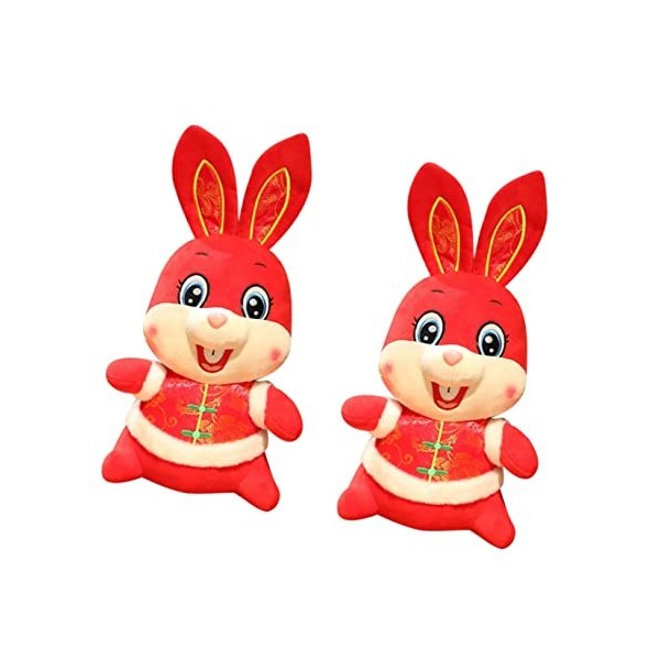 Cadeau Pâques Mascotte Voiture Chinoise De Festival Jouet Zodiac Nouveaux Jouets En Peluche La Forme Lapin Oreiller Décoratio