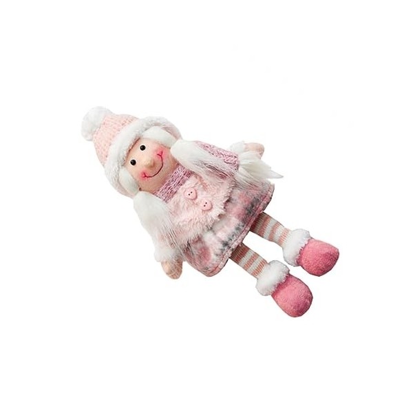 ibasenice 1 PC Fille Rose Poupée Saint Valentin en Peluche Jouet Poupées Faciales Décorations De Mariage en Peluche Poupée Fi