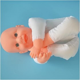 KZ55H Poupée bébé réaliste - Modèle de Massage dentraînement Passif pour poupée bébé - pour Nouveau-né Photographie Wrap Dol