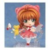 LYOUAE Figurine Anime Card Captor Kinomoto Sakura Q Version Figurines Jouet avec Accessoires Mobile Anime Personnage PVC Modè