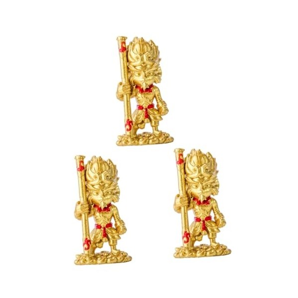 ibasenice 2 Pcs Ornements De Voiture Figurine De Voiture Tableau De Bord Poupée Ensembles De Jeu Décor De Table Figure Statue