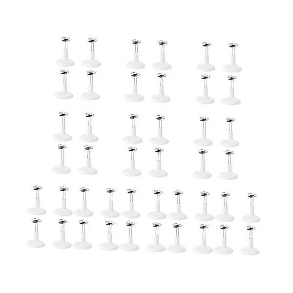 Totority 44 Pcs Cadre Marionnette avec Supports Mini Dollhosue Jambe Grand Stent Supports pour Enfant Poupées Action Peluche 