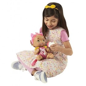 My Garden Baby Poupée rose interactive Bébé Câlin Chaton 30 cm avec plus de 20 sons et 5 accessoires, Jouet Enfant, Dès 3 a