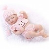 Mini Reborn Baby Dolls 10 "Véritable Vinyle Souple Silicone Réaliste Reborn Poupées Enfant Réaliste Bébé Fille Garçon Jouets 