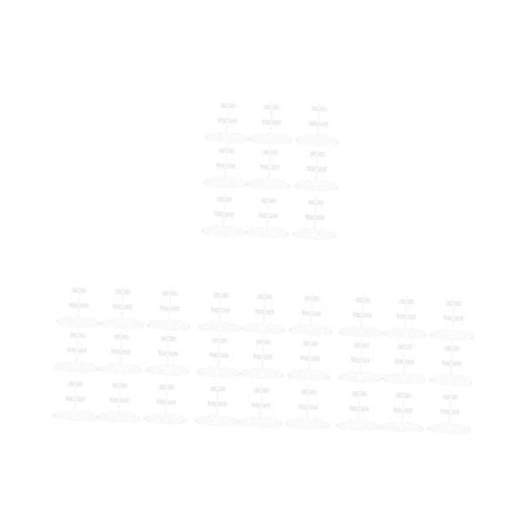 Abaodam 60 Pièces Support De Pied De Poupée Support De Support De Poupée Présentoir De Poupée Présentoir Clair Support Miniat