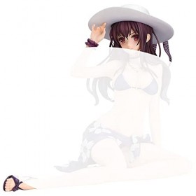 PIELUS Figurine Ecchi -Kasumigaoka Utaha- 1/7 Maillot de Bain Ver. Figure danime Fille Statue Jouet Décor de poupée Mignon O