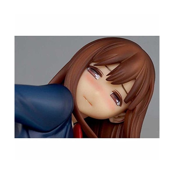 POMONO Ecchi Figure Haiume Masoo 1/6 Anime Figure Cheveux Longs Jk Jupe Position Agenouillée Jouet PVC Modèle Poupée Jouets B