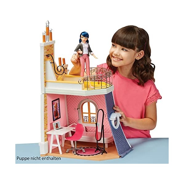 Bandai - Miraculous Ladybug - La chambre de Marinette - Univers de jeu compatible avec les poupées Miraculous 26 cm