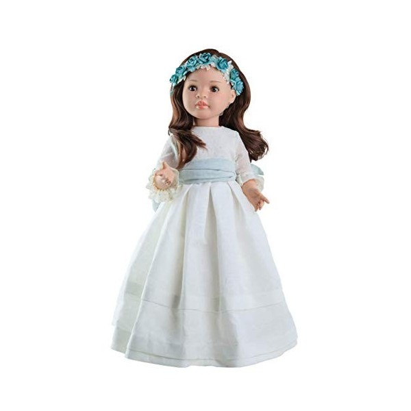 Paola Reina - Communion - 3 Ans et Plus, Vêtements de poupée Lidia 60 CM, Multicolore 56519 