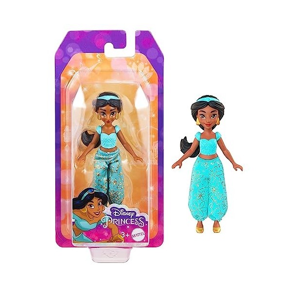 Disney Princesses - MTHLW79 - Poupée articulée 9 cm - Personnage Jasmine