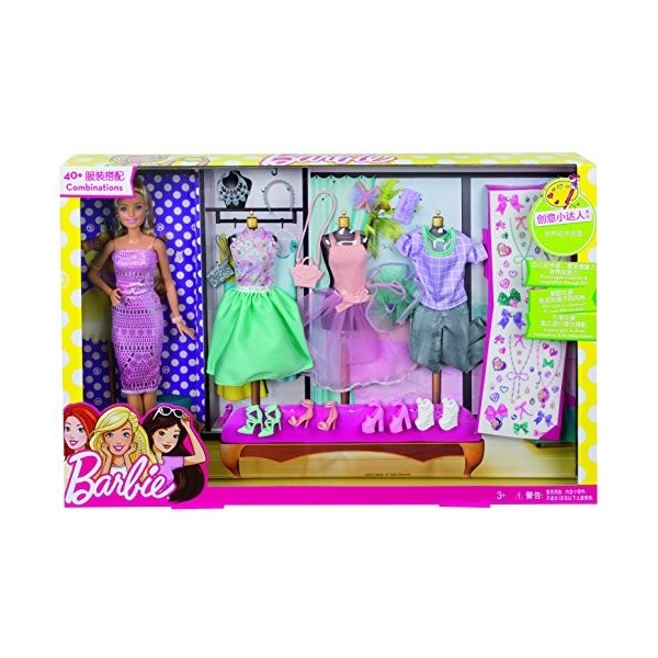 Barbie Fashion Activity Gifset with Clothes Mattel DVJ64 