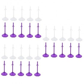 Totority 90 Pcs Support De Poupée Poupées Miniatures Mini Poupée Miniatures Vitrine De Poupée Support De Forme De Robe De Pou