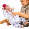 leryveo Poupées la Vraie Vie,Poupée Nouveau-né réaliste - Imperméable Babies Full Silicone Body, Real Life Toddler Dolls avec