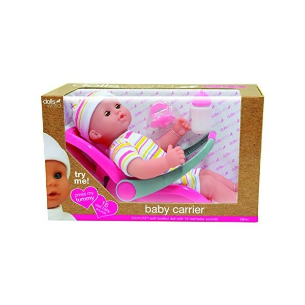 Dolls World 8866 Ensemble de Voyage pour bébé Multicolore