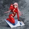 BOANUT 1/7 Zero Two Darling dans la Robe Rouge FRANXX Ver. Anime Figure Ecchi Figure Agenouillé Posture Statue Personnages de