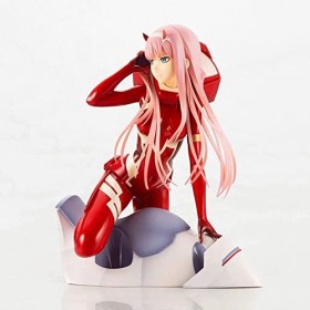 BOANUT 1/7 Zero Two Darling dans la Robe Rouge FRANXX Ver. Anime Figure Ecchi Figure Agenouillé Posture Statue Personnages de