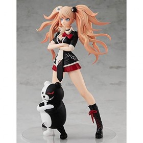 BOANUT Ecchi Figure Inkkey Enoshima Shield Noir Et Blanc Ours Anime Figures Double Queue De Cheval Poupées Debout avec Base M