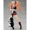 BOANUT Ecchi Figure Inkkey Enoshima Shield Noir Et Blanc Ours Anime Figures Double Queue De Cheval Poupées Debout avec Base M