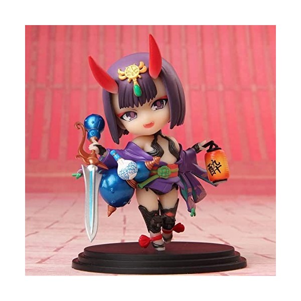 RIZWELLA Poupée Anime Shuten Douji Visage Changeable Poupée Version Q Poupée Mignonne Statue Poupée Décoration Anime Personna