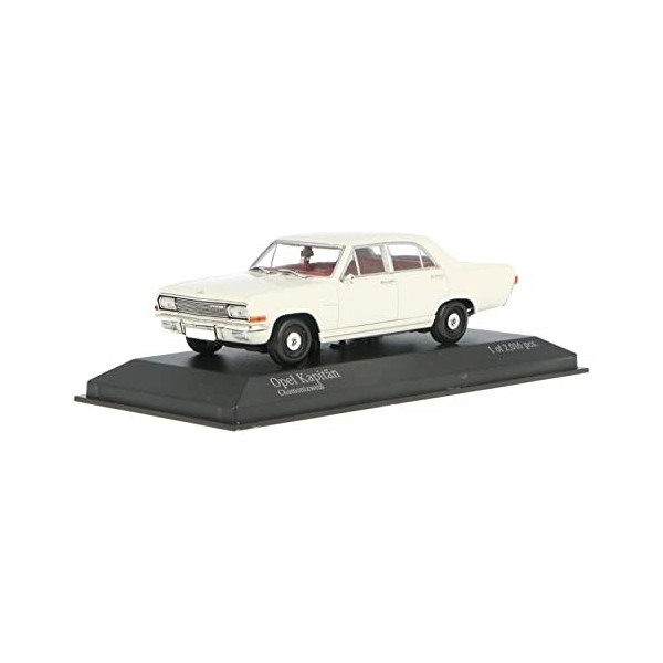 Minichamps- Miniature-Opel Kapitän 1964, 400048000, Blanc
