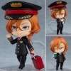 SASOKI Figurine en Argile Pilote Nakahara Chuuya Q Version du modèle de poupée Mobile à Visage Interchangeable, Peut être déc