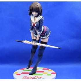 IMMANANT Statue de fille de figure danime jolie fille Megumi Kato Racing Ver. 1/7 Figurine Ecchi Poupée/jouet/cadeau PVC Ani