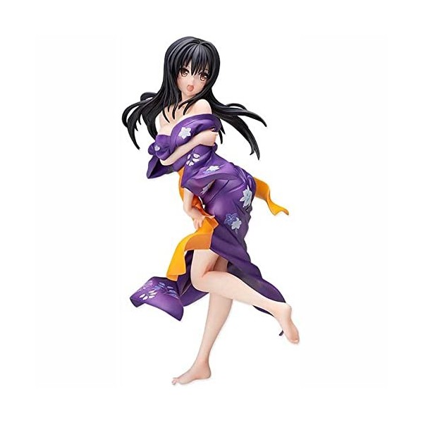 POMONO 1/8 Anime Figure Kotegawa Yui Peignoir VER. Cheveux Longs Debout Posture Mignon poupée modèle décor Personnage de Band