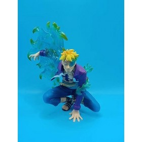 KAMFX Anime Figure Action Figure One Piece Marco Position accroupie Modèle de scène PVC Statue Anime Character Model Collecti