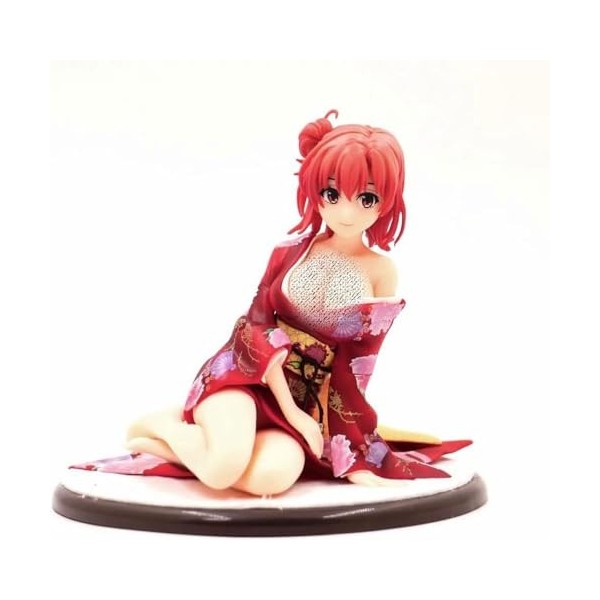 NEWLIA Figurine danime Ecchi/Hentai -Yigahama Yui-1/6-Kimono Ver. Figurines daction Objets de Collection animés Modèle de P