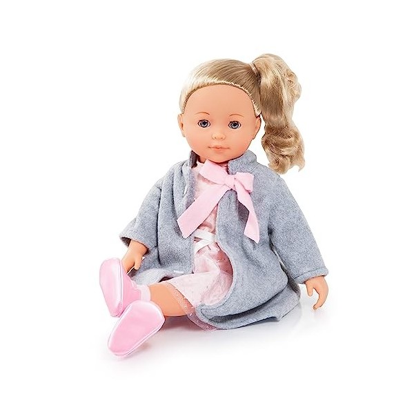 Bayer Design 94637AK Charlene Interactive poupée avec Cheveux, Parle français, valises, Accessoires, 46 cm, Rose