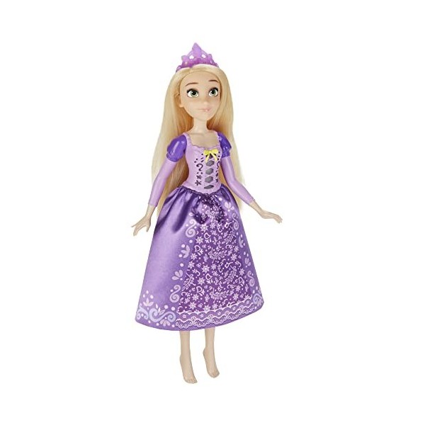 Disney Princesses Poupée Mannequin Raiponce chantante, Chante Une Chanson du Film Raiponce de Disney, dès 3 Ans