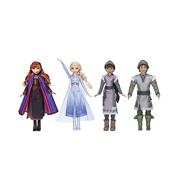 Disney La Reine des neiges II, Expédition en forêt, 4 poupées