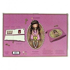 CYPBRANDS Gorjuss CK-10M-G Set Cadeau poupée et Coussin The Secret, Multicolore