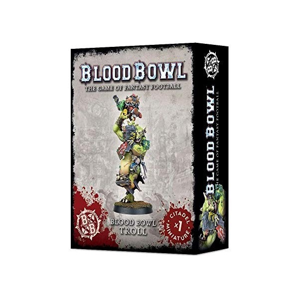 Games Workshop- Figurine Blood Bowl Troll, 99120999002, Black