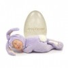 Anne Geddes 579351 Poupée Baby Bunny Violet 22,9 cm – Collection Glitter Egg