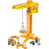 Small Foot Grue de Chantier, Jeu pour Enfants en Bois, à partir de 3 Ans, 12007