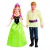 Princesses Disney - BDK35 - La Reine des Neiges - Poupée Mannequin - Anna Et Kristoff - Pack Duo Frozen